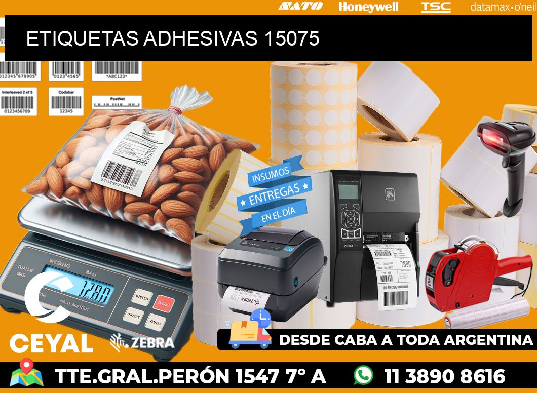 ETIQUETAS ADHESIVAS 15075