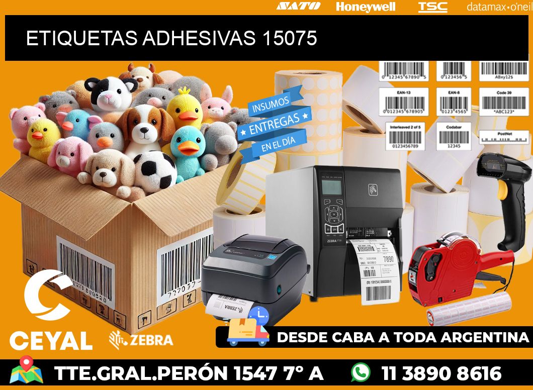 ETIQUETAS ADHESIVAS 15075