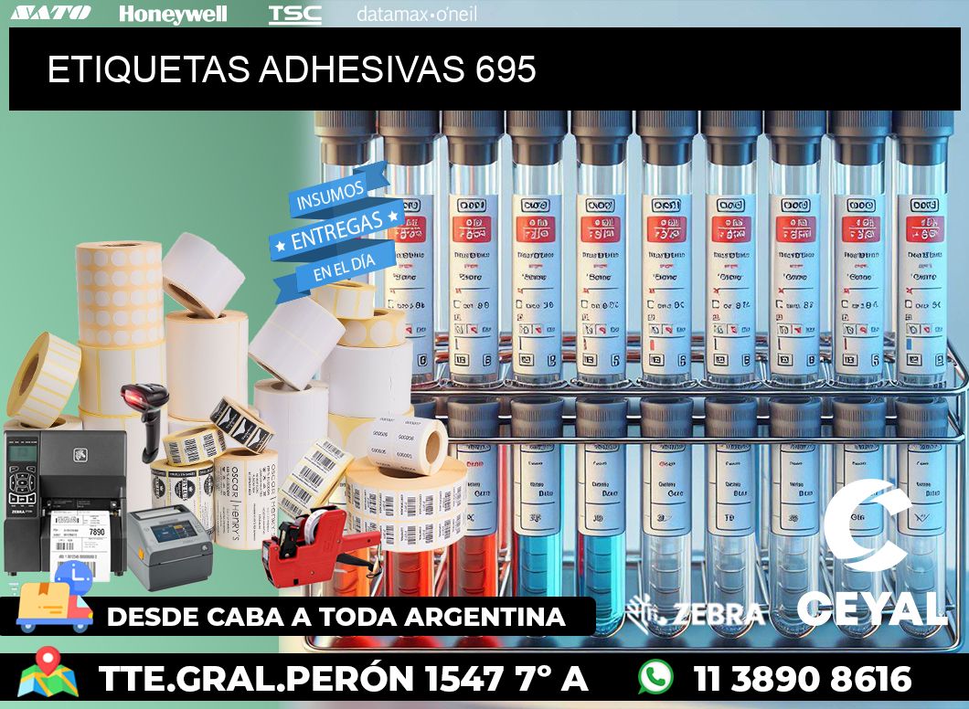 ETIQUETAS ADHESIVAS 695