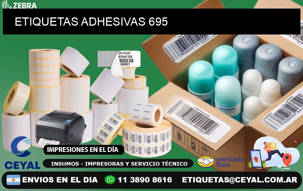 ETIQUETAS ADHESIVAS 695