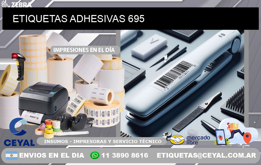 ETIQUETAS ADHESIVAS 695