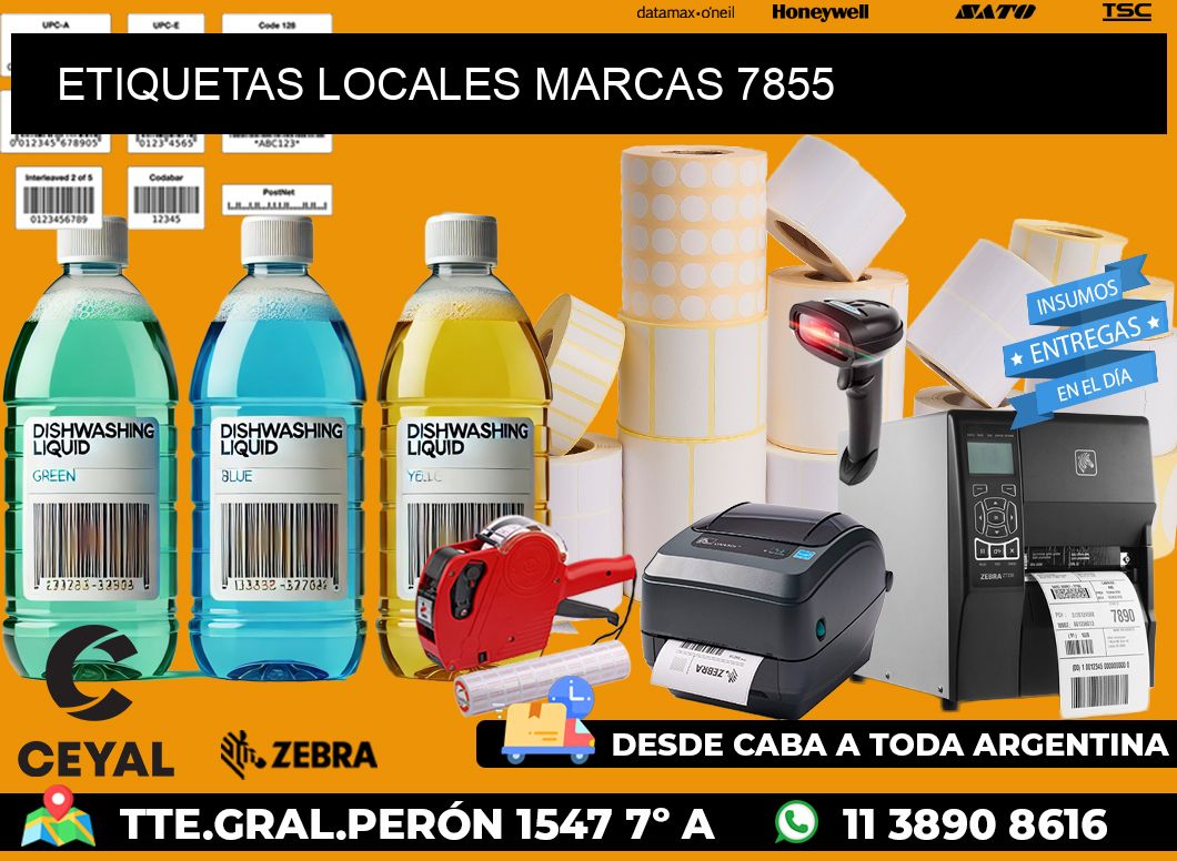 ETIQUETAS LOCALES MARCAS 7855