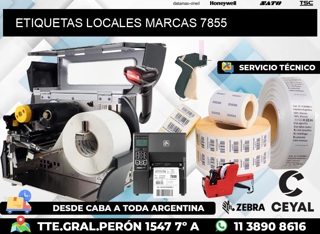 ETIQUETAS LOCALES MARCAS 7855