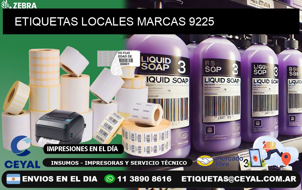 ETIQUETAS LOCALES MARCAS 9225