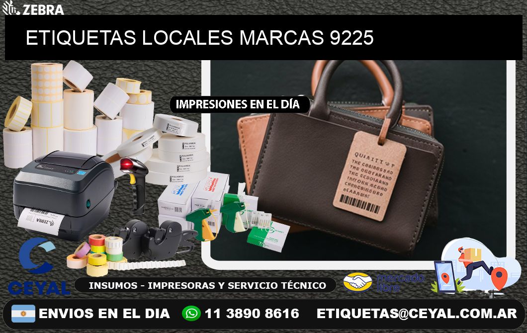 ETIQUETAS LOCALES MARCAS 9225