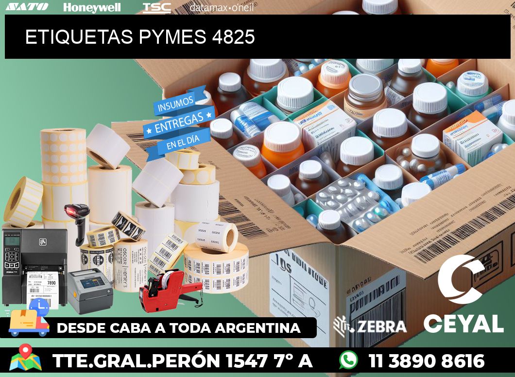 ETIQUETAS PYMES 4825