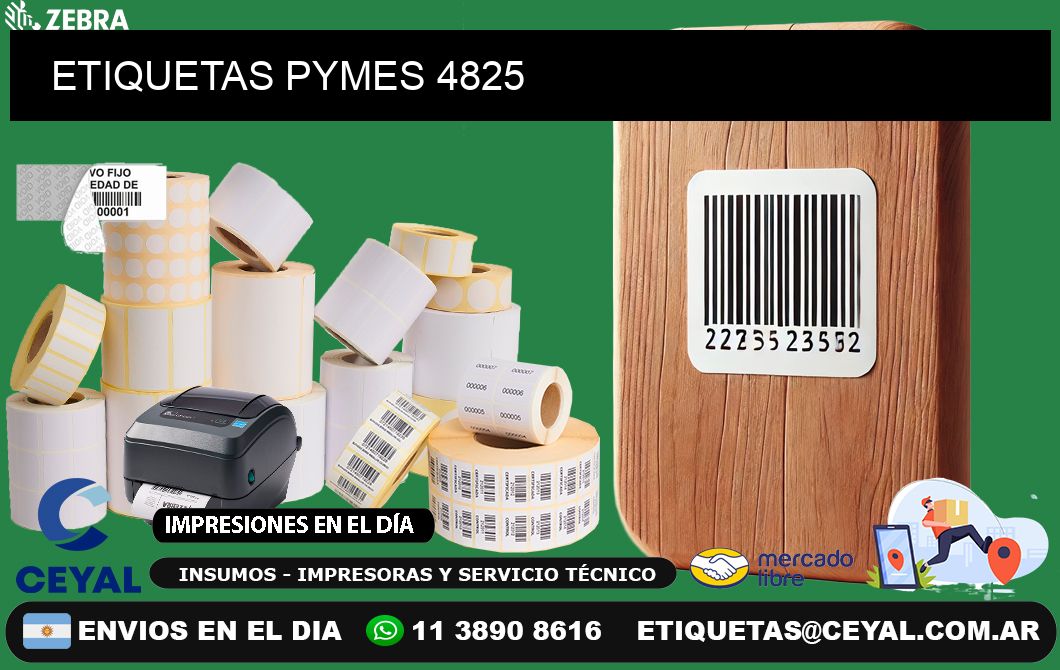 ETIQUETAS PYMES 4825