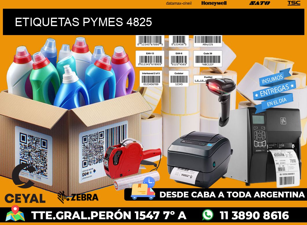 ETIQUETAS PYMES 4825