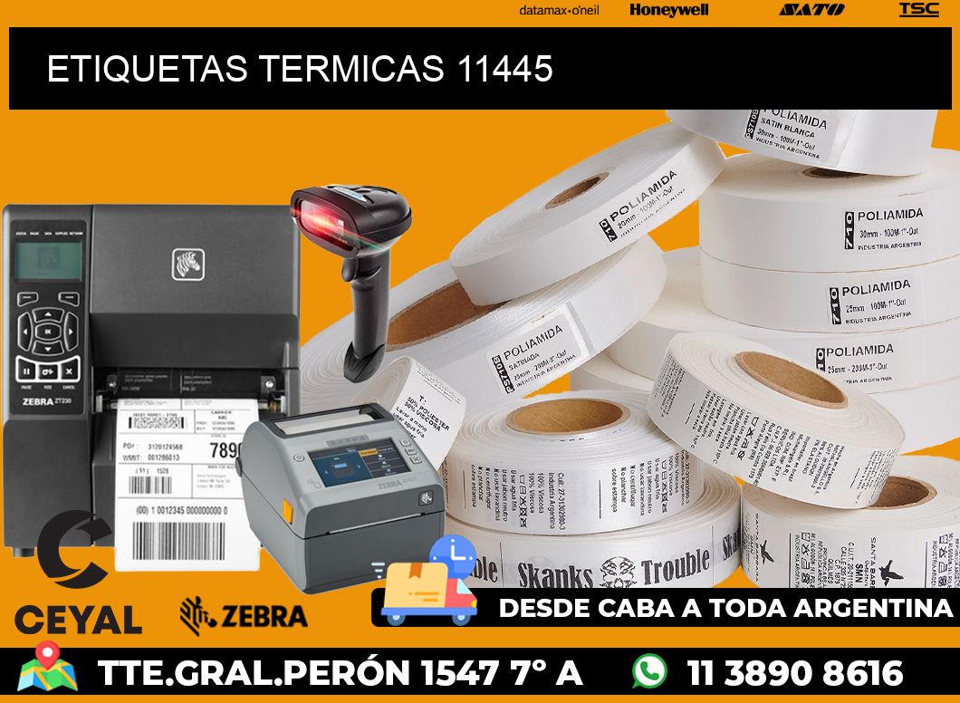 ETIQUETAS TERMICAS 11445