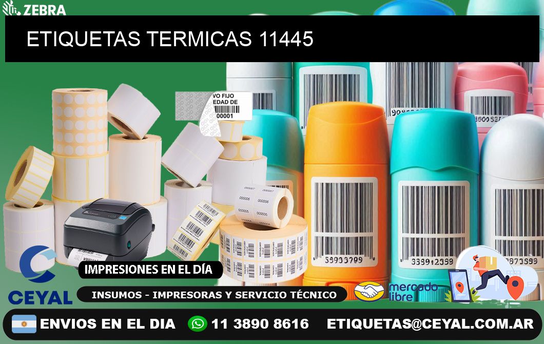 ETIQUETAS TERMICAS 11445