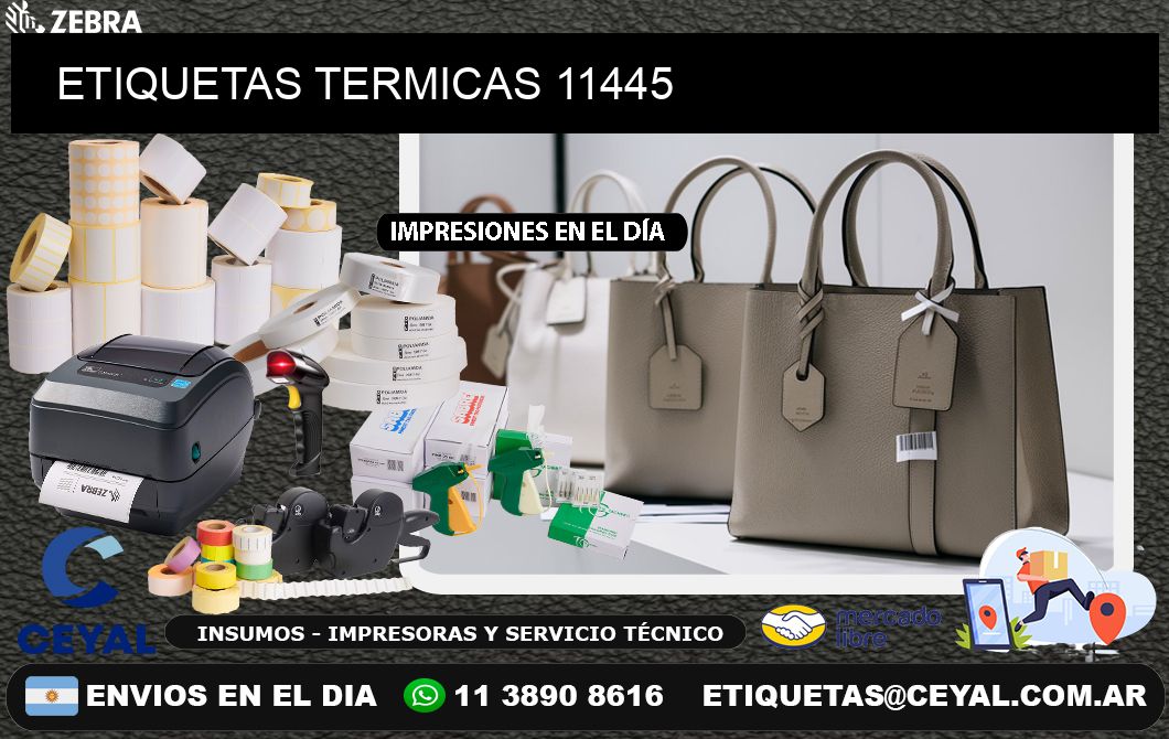 ETIQUETAS TERMICAS 11445