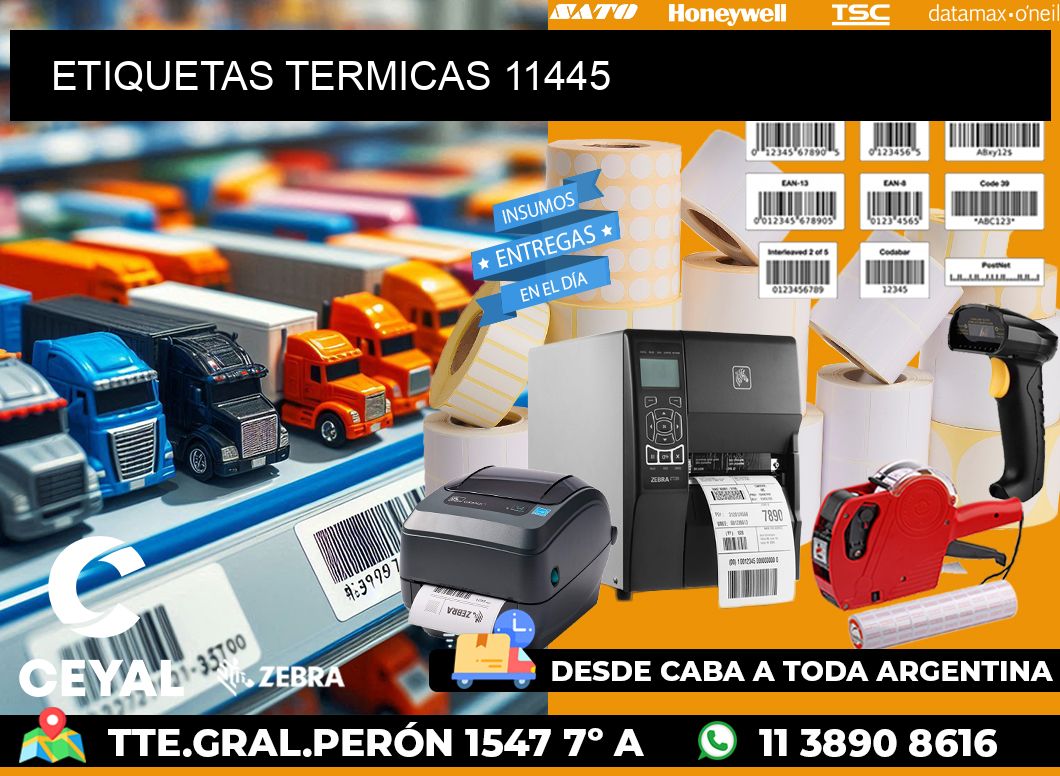 ETIQUETAS TERMICAS 11445