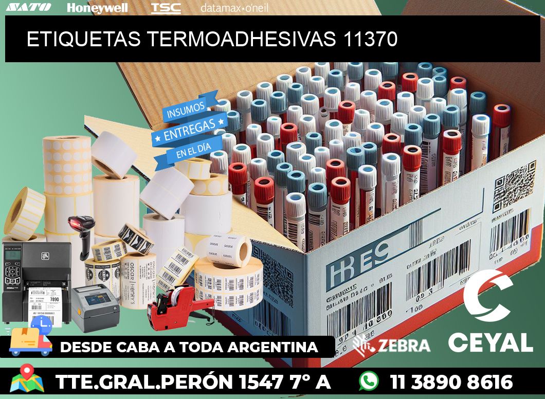 ETIQUETAS TERMOADHESIVAS 11370