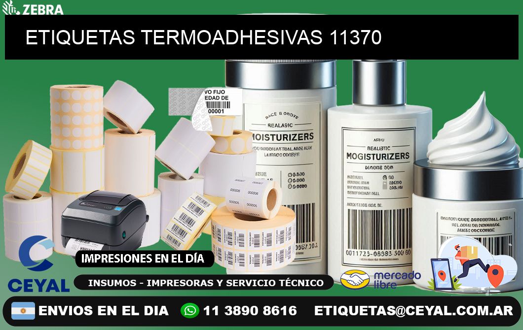 ETIQUETAS TERMOADHESIVAS 11370