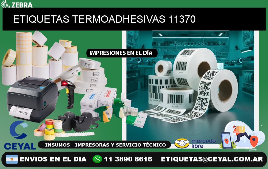 ETIQUETAS TERMOADHESIVAS 11370