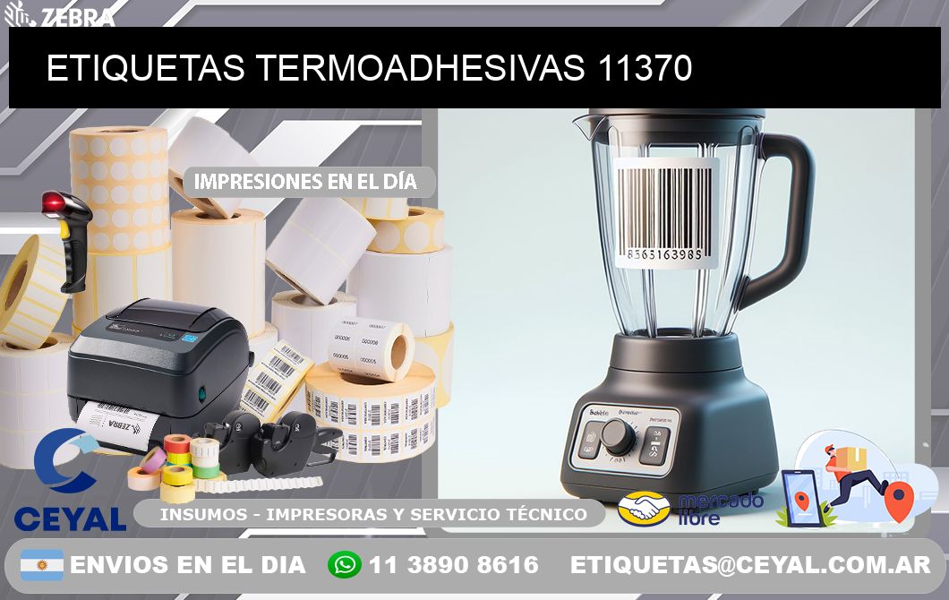 ETIQUETAS TERMOADHESIVAS 11370