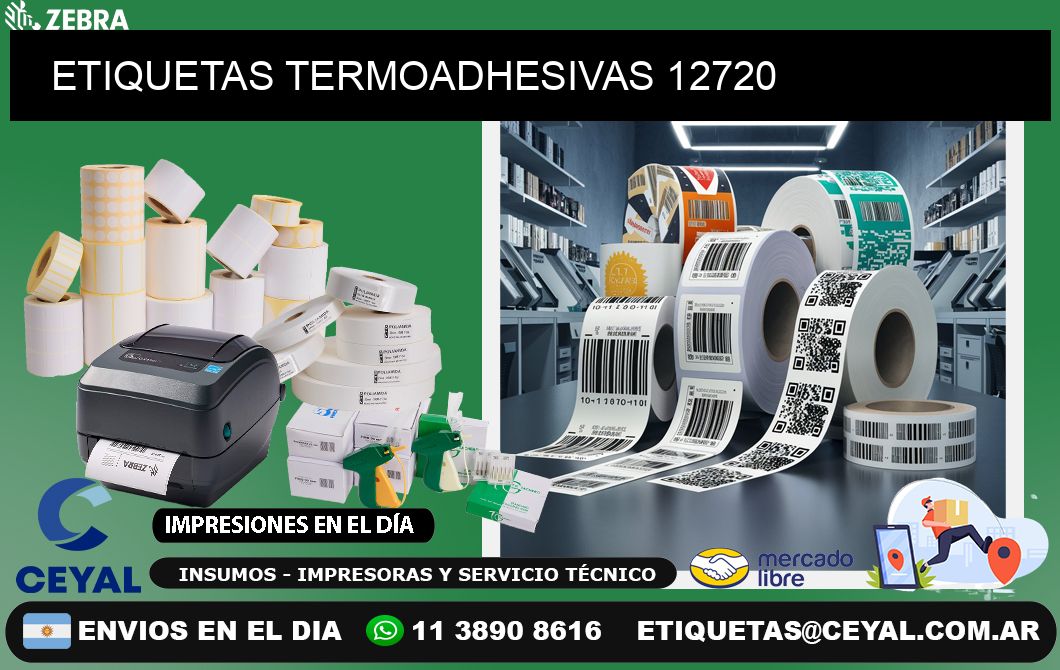 ETIQUETAS TERMOADHESIVAS 12720