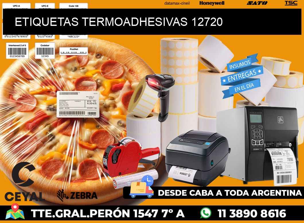 ETIQUETAS TERMOADHESIVAS 12720