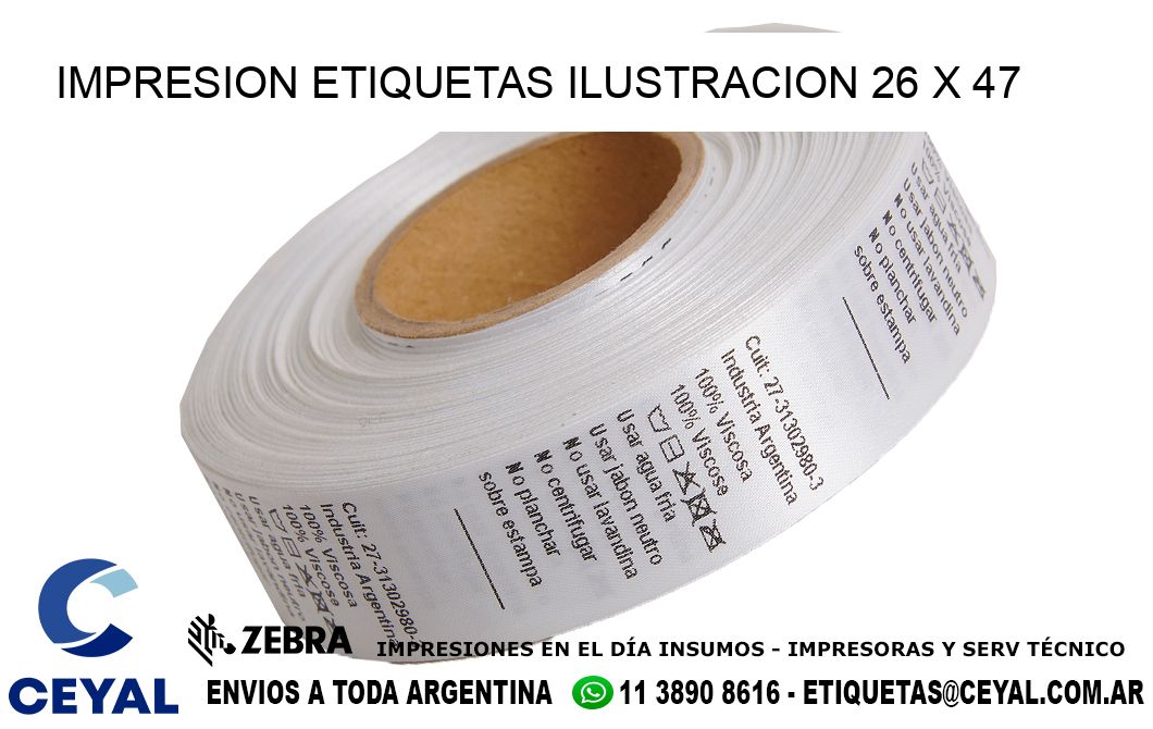 IMPRESION ETIQUETAS ILUSTRACION 26 x 47