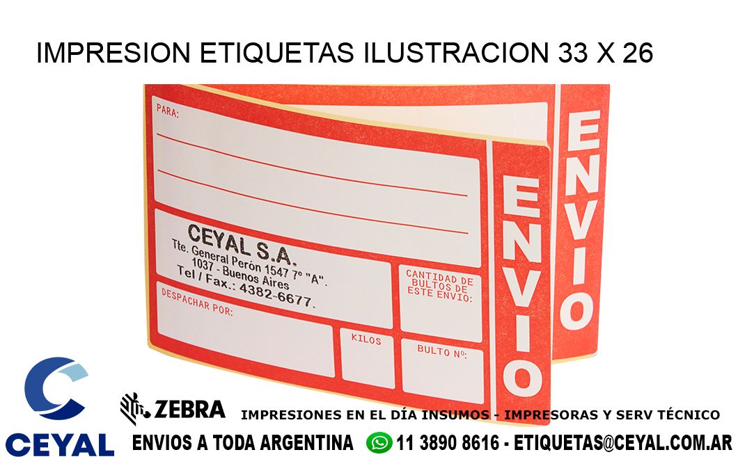 IMPRESION ETIQUETAS ILUSTRACION 33 x 26