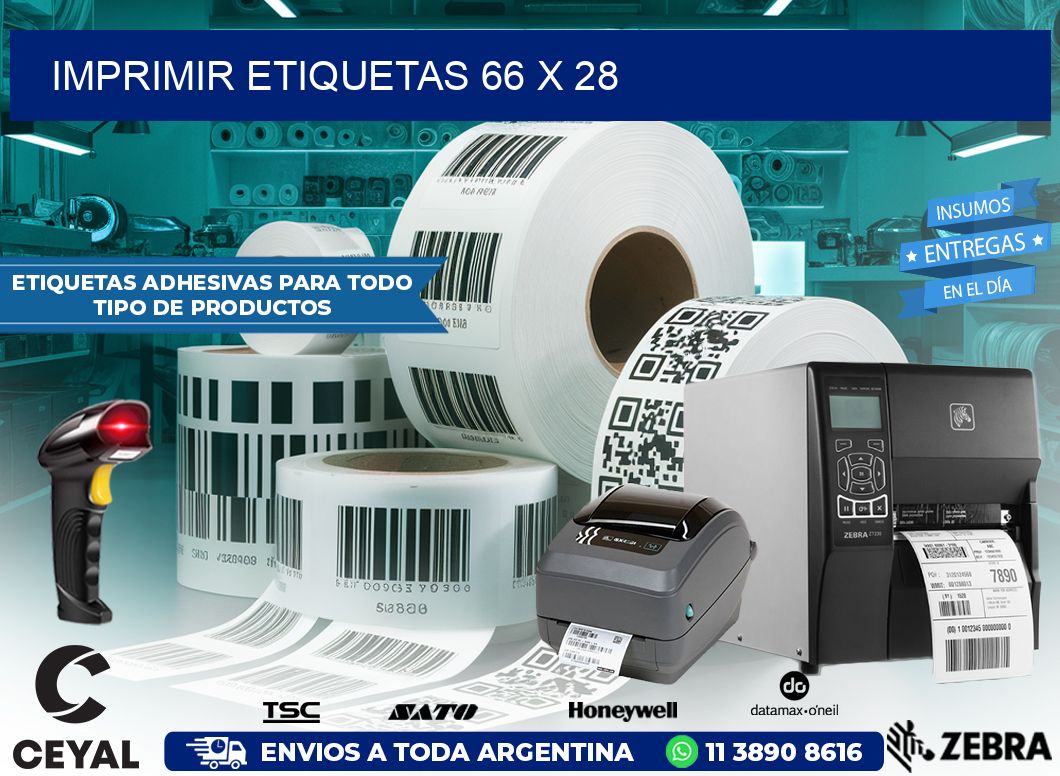 IMPRIMIR ETIQUETAS 66 x 28