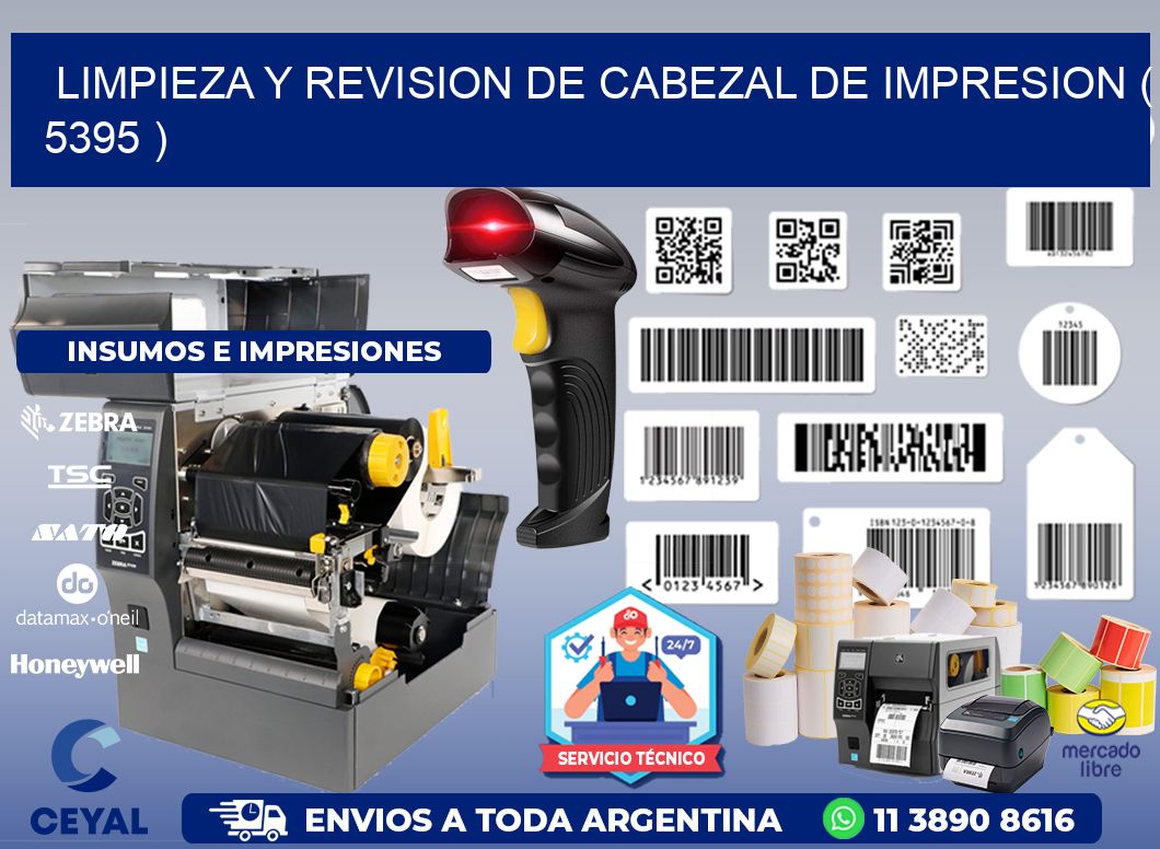 LIMPIEZA Y REVISION DE CABEZAL DE IMPRESION ( 5395 )