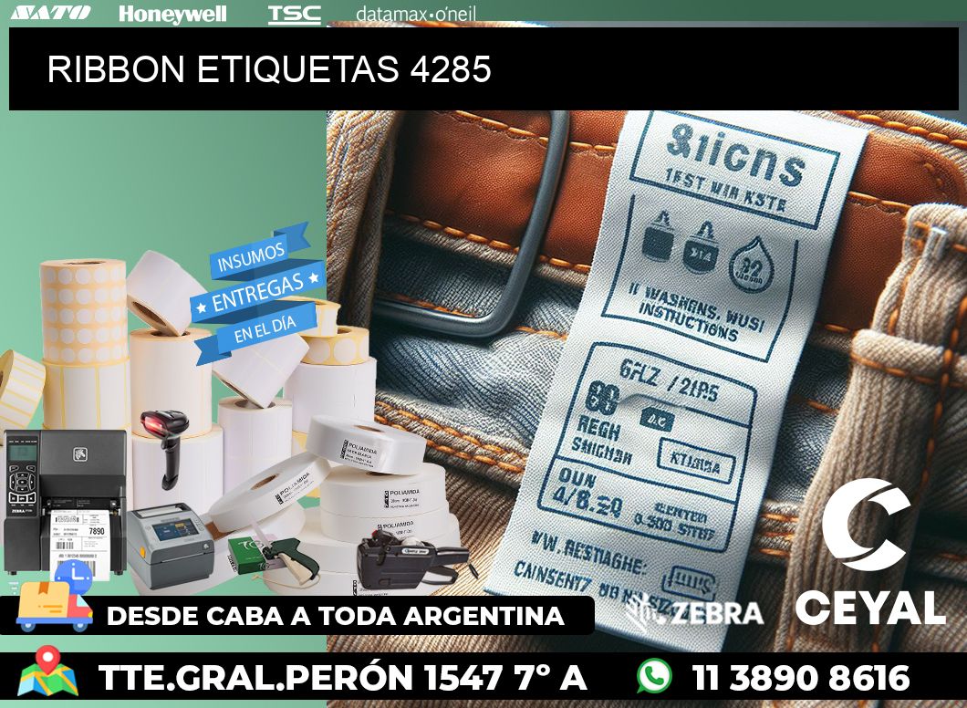 RIBBON ETIQUETAS 4285