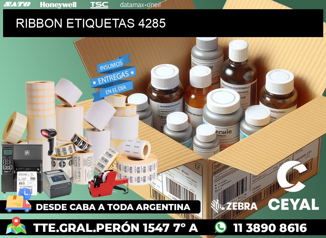 RIBBON ETIQUETAS 4285