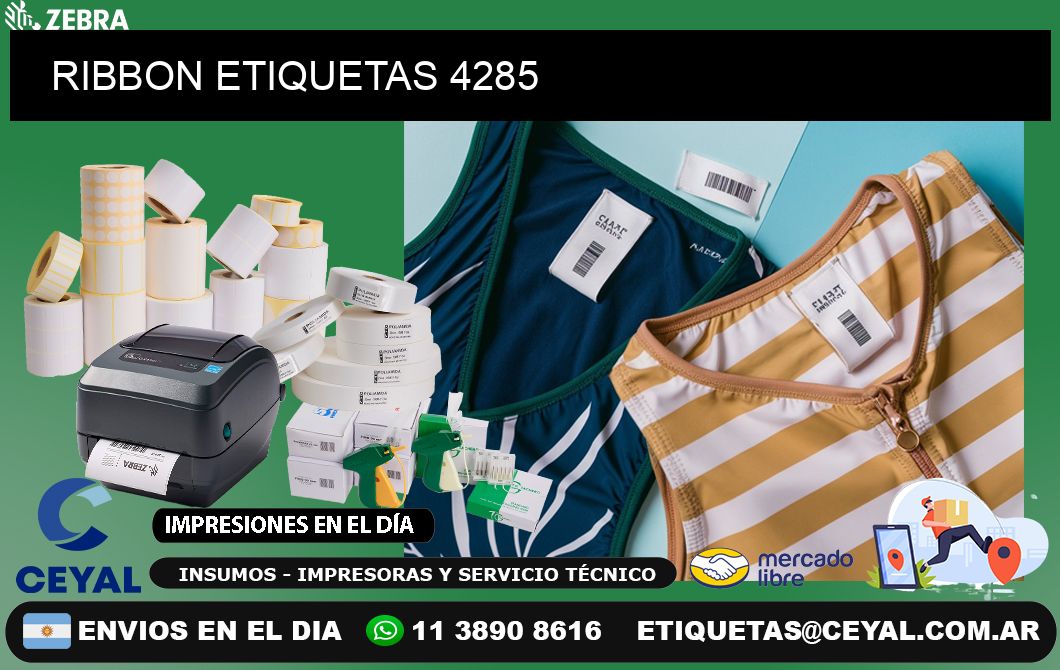RIBBON ETIQUETAS 4285