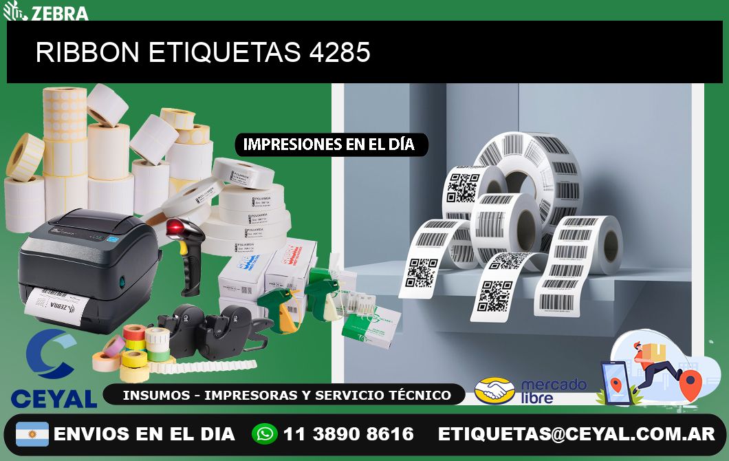 RIBBON ETIQUETAS 4285