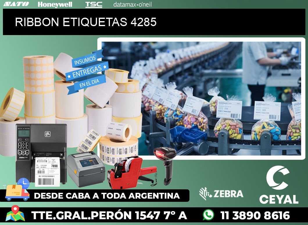 RIBBON ETIQUETAS 4285