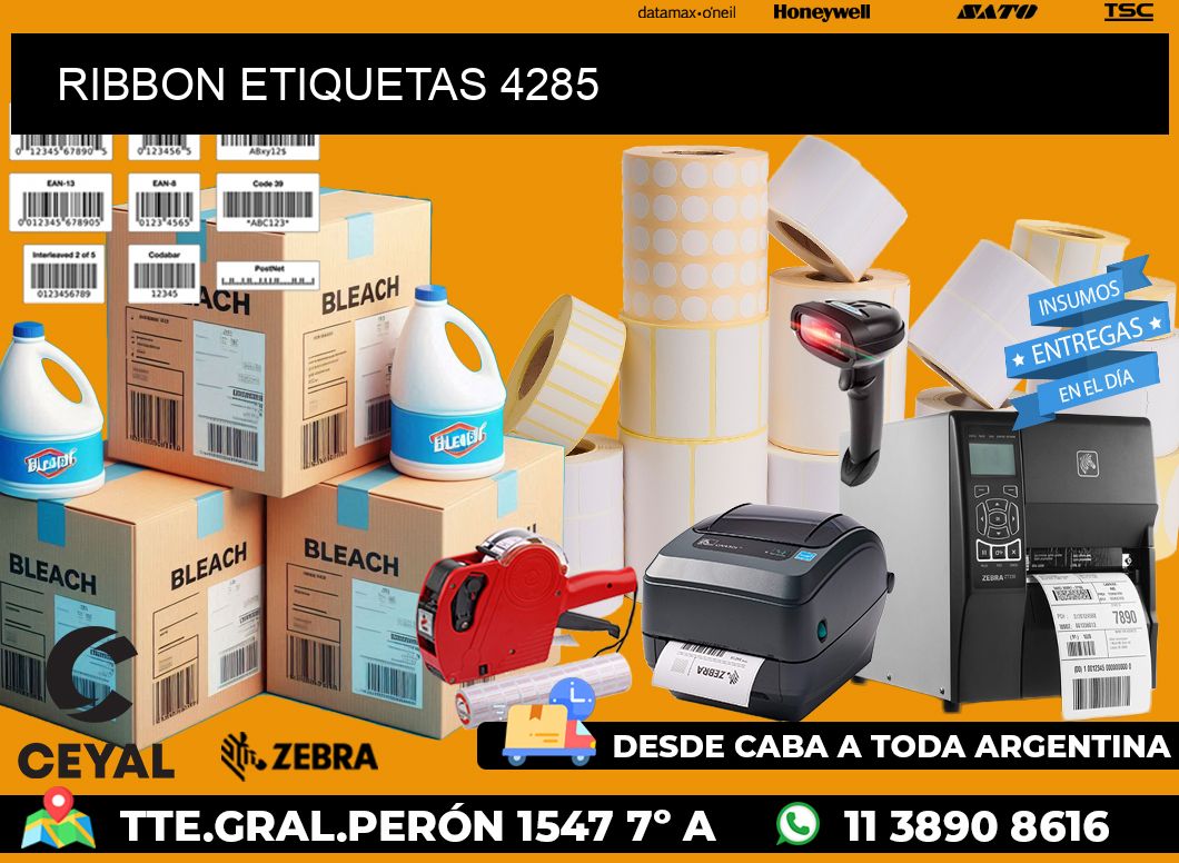 RIBBON ETIQUETAS 4285