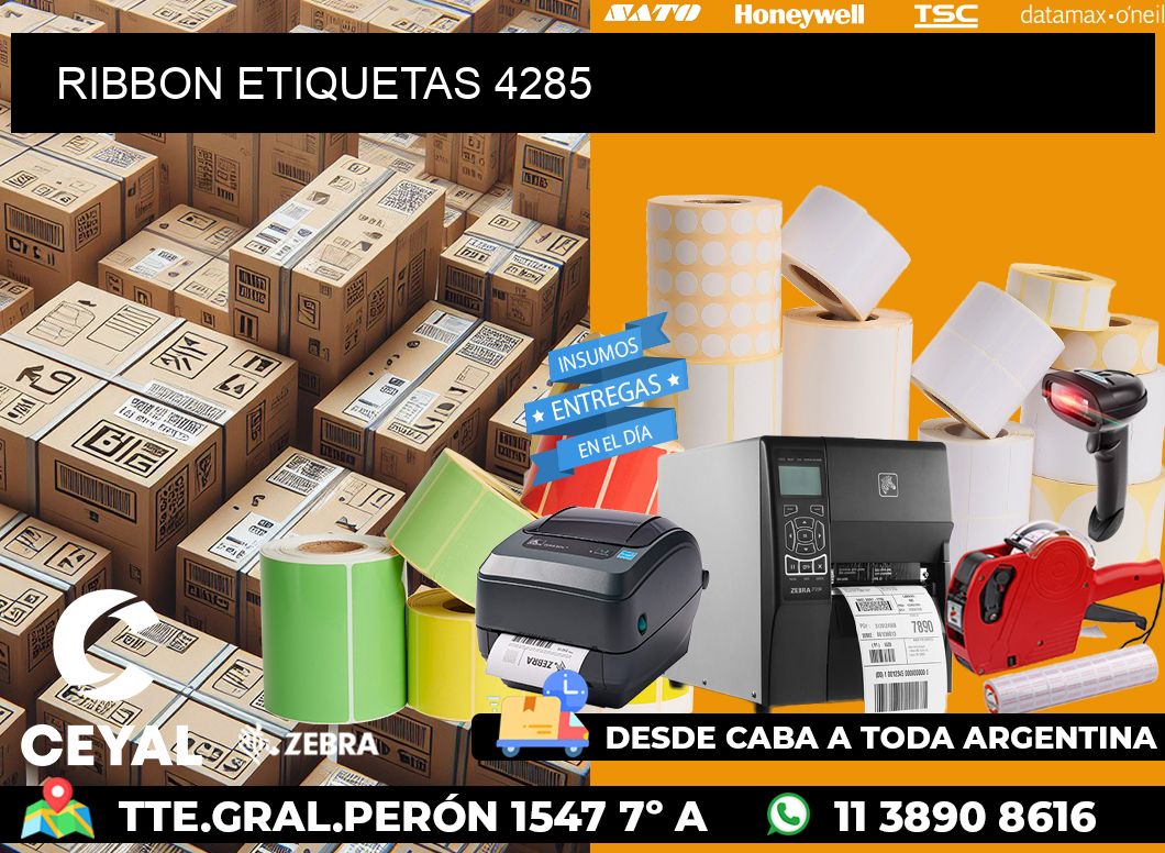 RIBBON ETIQUETAS 4285