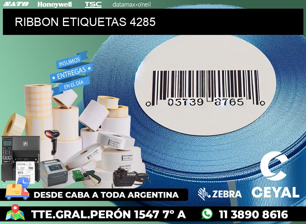 RIBBON ETIQUETAS 4285