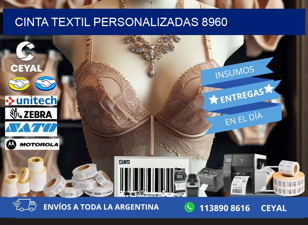 CINTA TEXTIL PERSONALIZADAS 8960