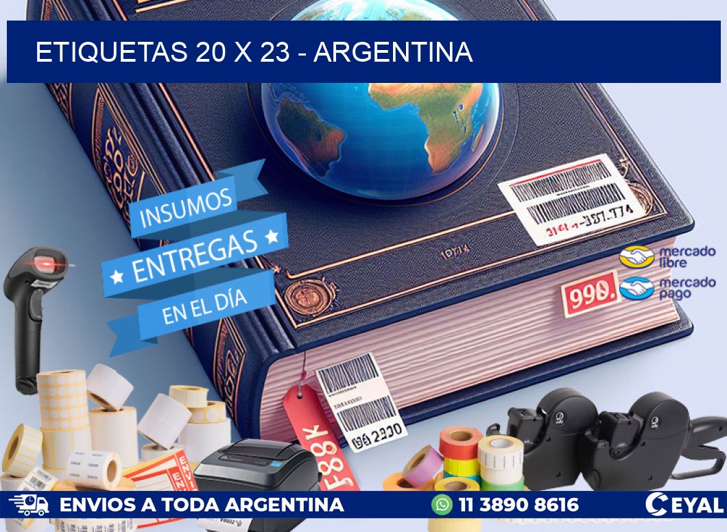 ETIQUETAS 20 x 23 - ARGENTINA