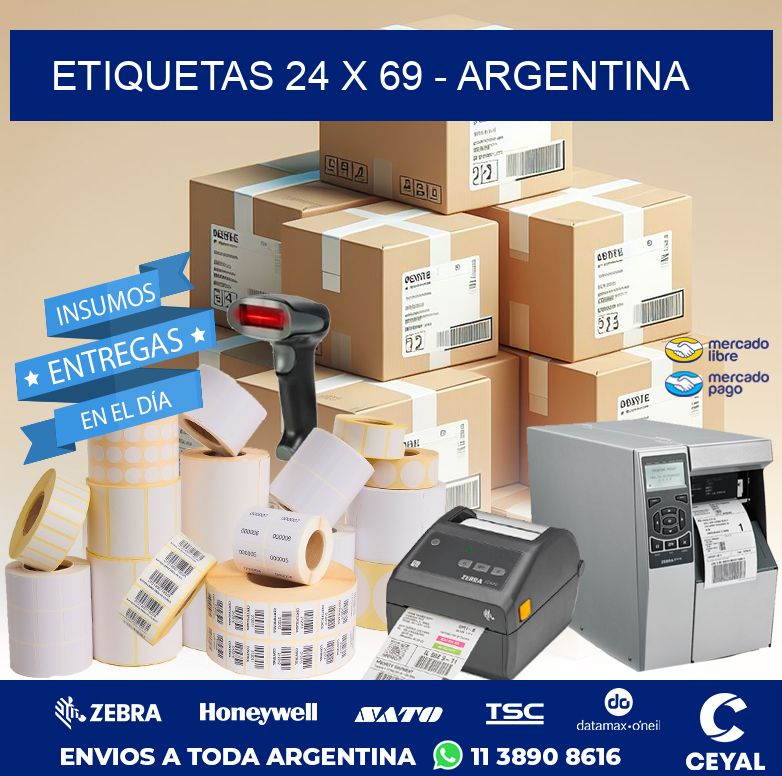 ETIQUETAS 24 x 69 - ARGENTINA