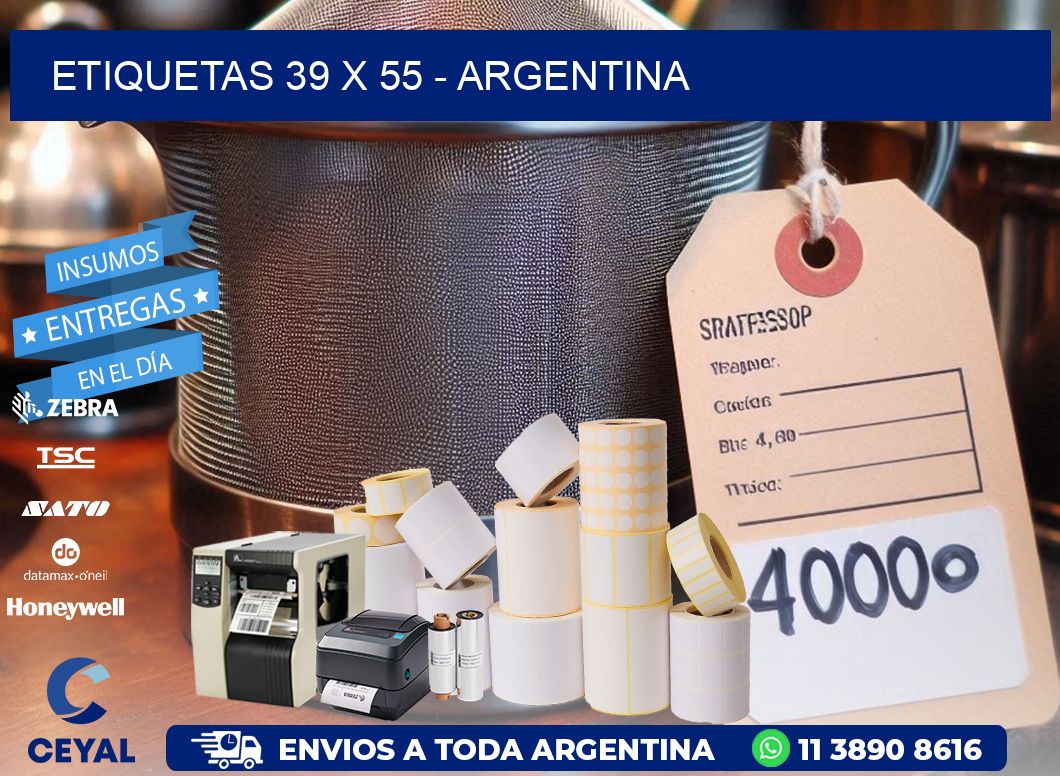 ETIQUETAS 39 x 55 - ARGENTINA