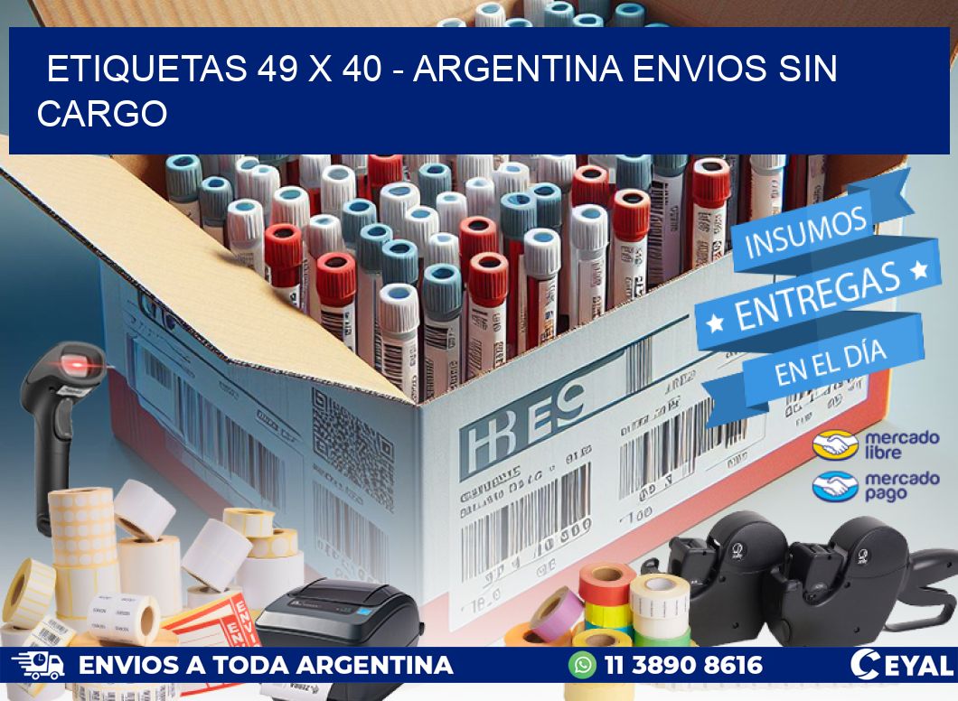 ETIQUETAS 49 x 40 - ARGENTINA ENVIOS SIN CARGO