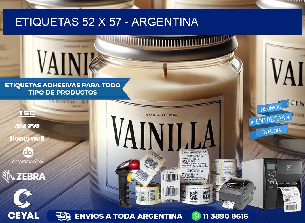 ETIQUETAS 52 x 57 – ARGENTINA