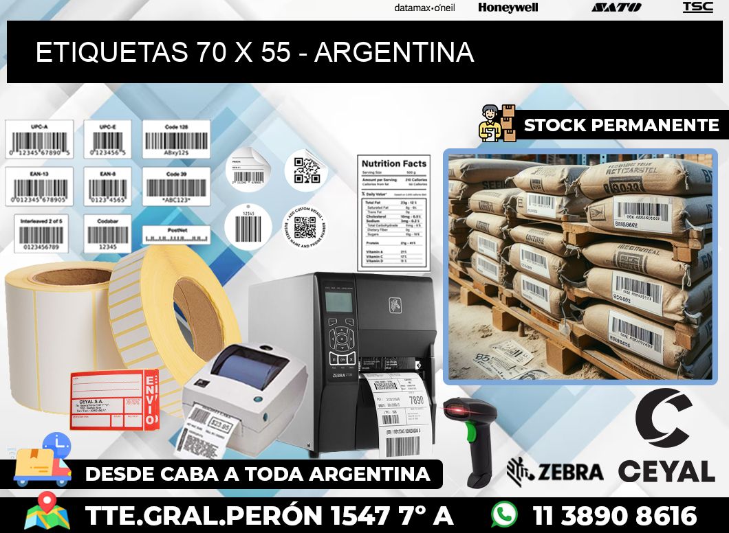 ETIQUETAS 70 x 55 – ARGENTINA