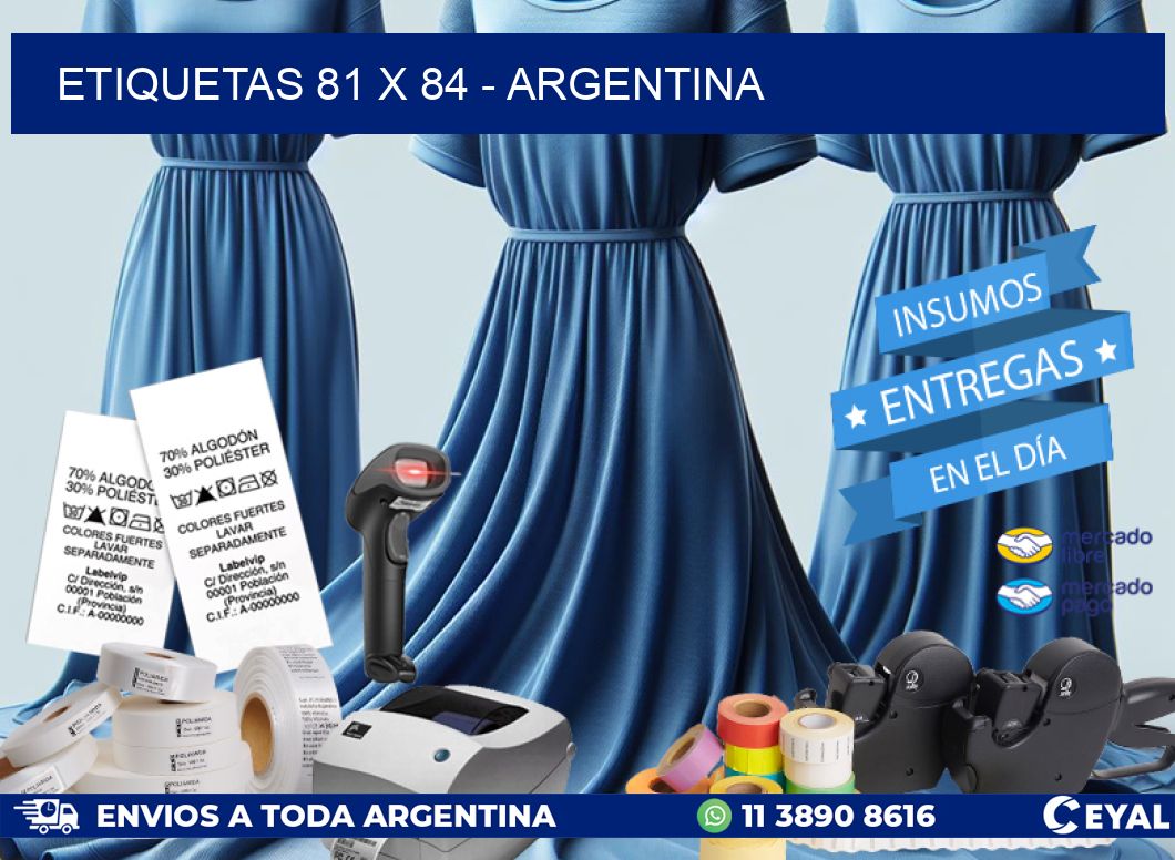 ETIQUETAS 81 x 84 – ARGENTINA