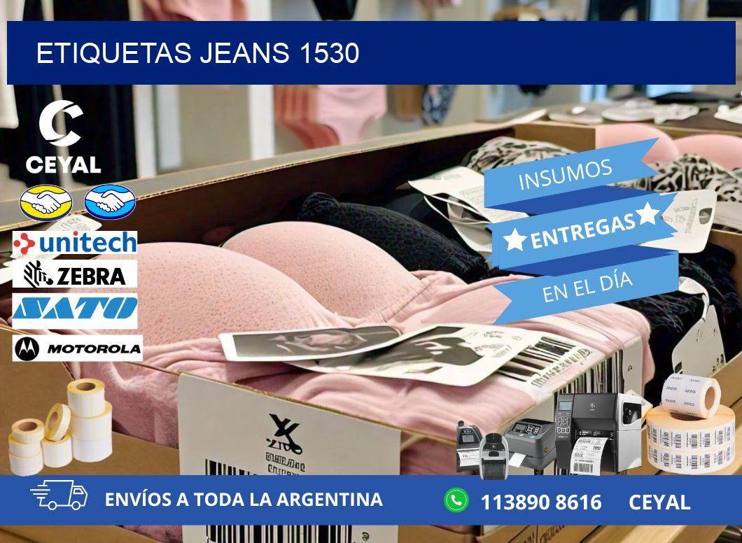 ETIQUETAS JEANS 1530