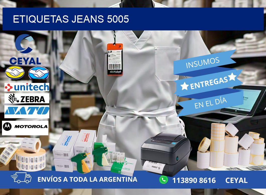 ETIQUETAS JEANS 5005