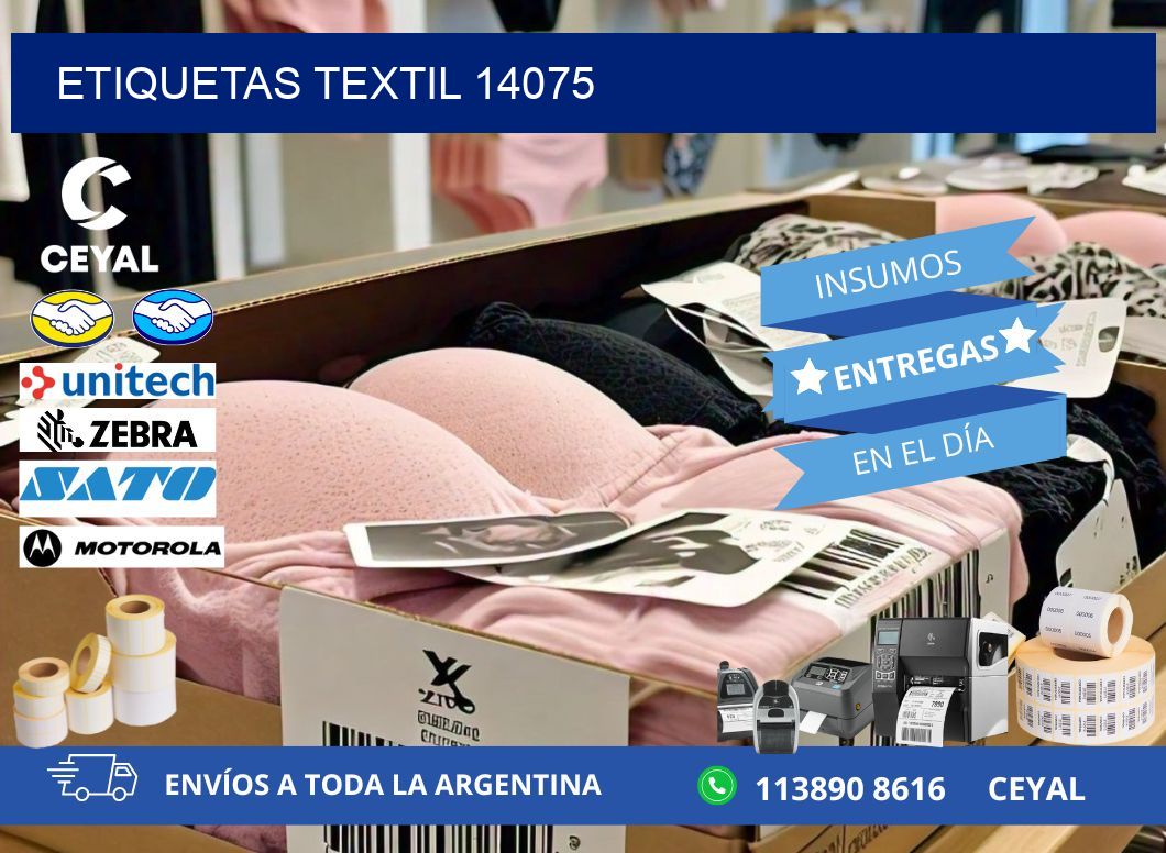 ETIQUETAS TEXTIL 14075