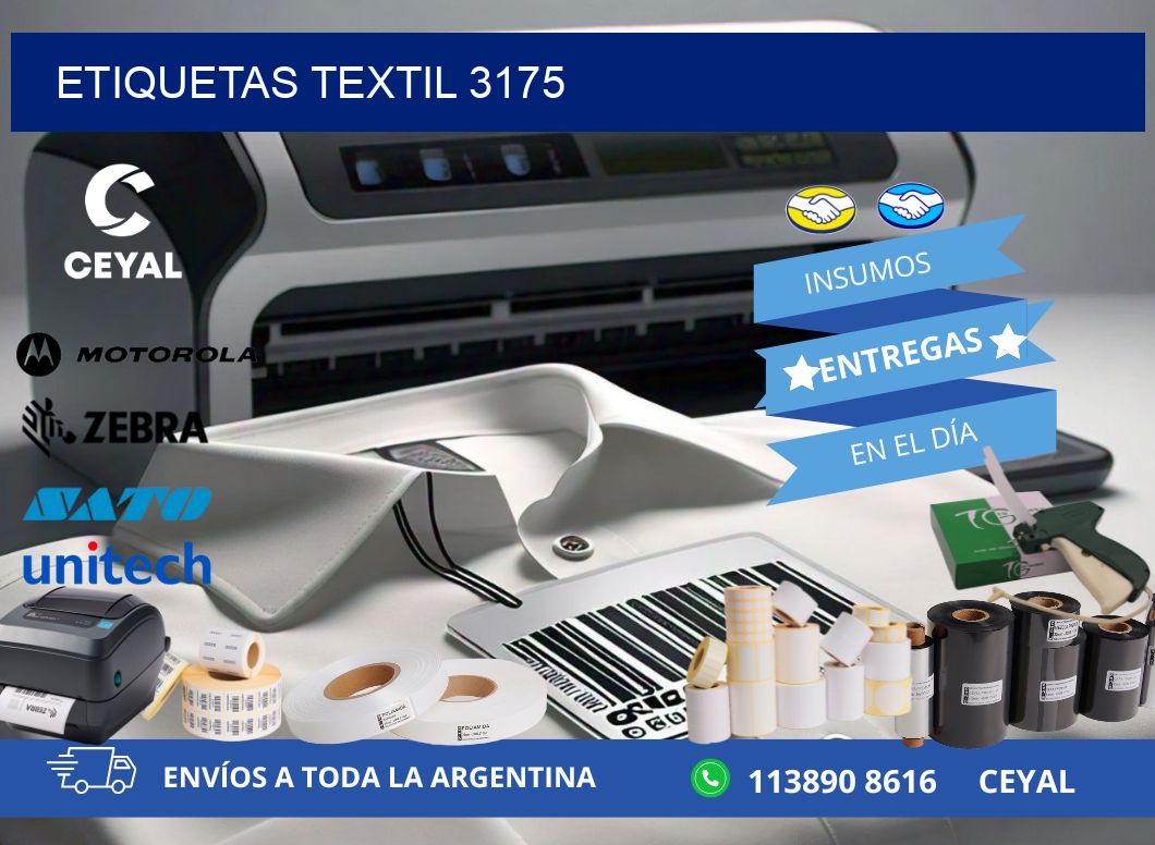 ETIQUETAS TEXTIL 3175