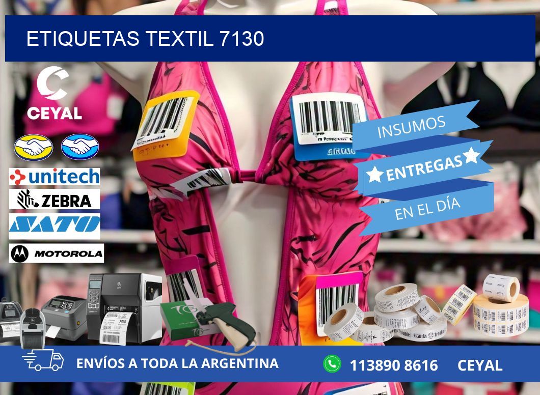 ETIQUETAS TEXTIL 7130
