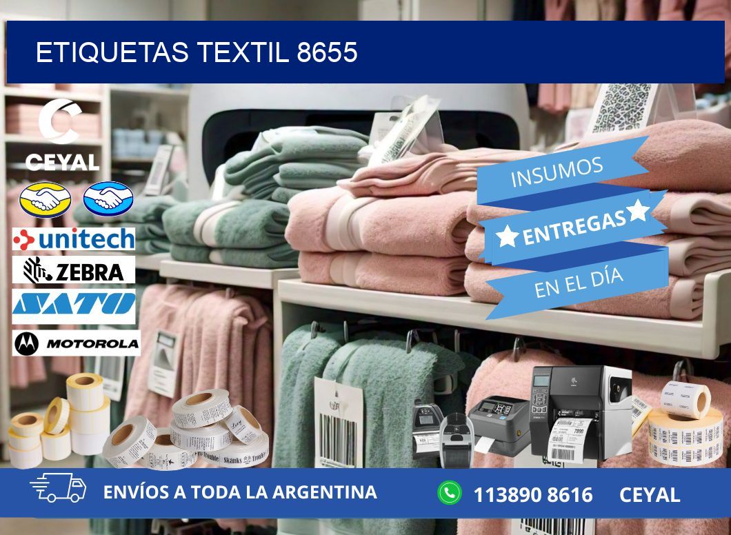 ETIQUETAS TEXTIL 8655