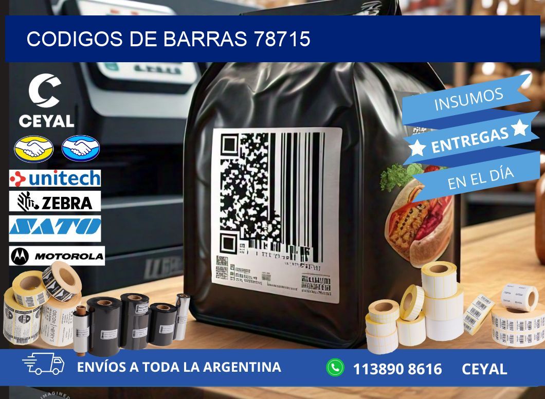 CODIGOS DE BARRAS 78715