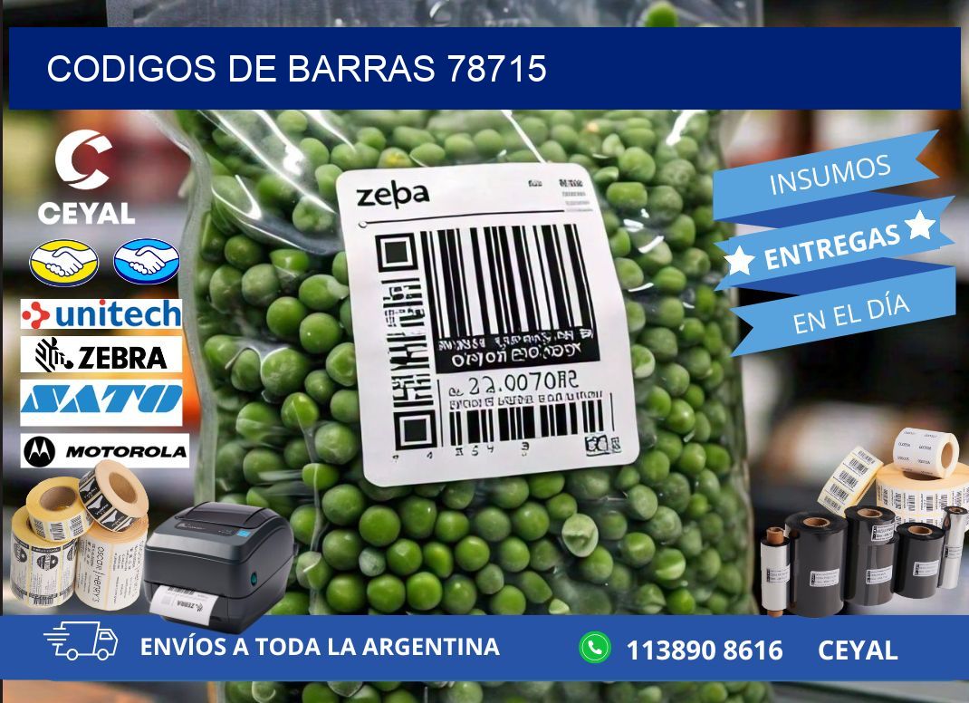 CODIGOS DE BARRAS 78715